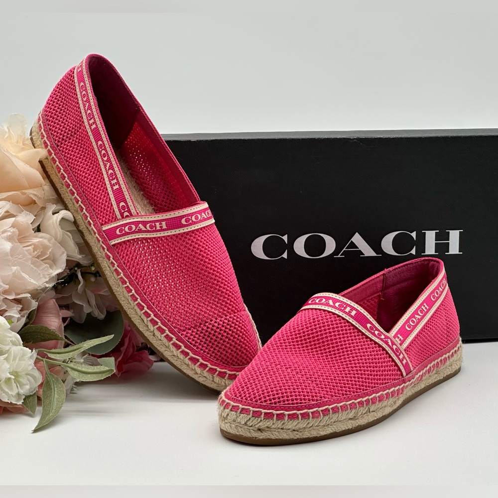 Coach Mesh Espadrille Size 5.5